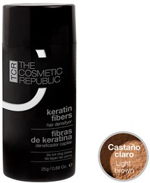 Comprar online Fibras Capilares The Cosmetic Republic Light Brown 25 gr en la tienda alpel.es - Peluquería y Maquillaje